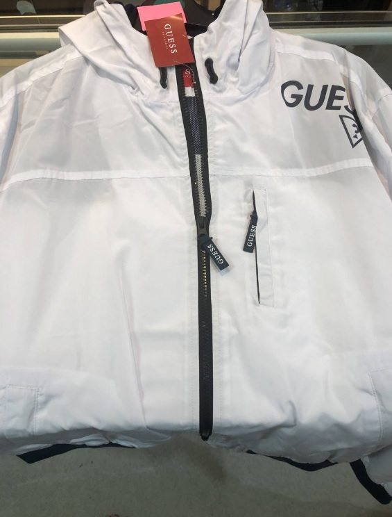 [S] GUESS OTIS JACKET,TRUE WHITE, X1BL00WE2Y0-TWHT (SGU99)