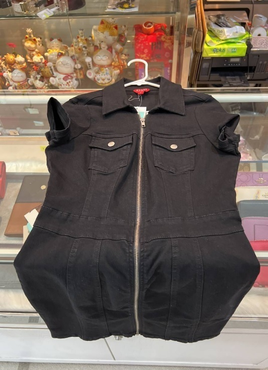 [S] GUESS NALANI DRESS,BLWA, Q1VK12D4GW0-BLWA [FINAL SALE] (SGU100)