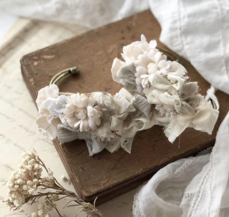 [手作家] 日本布花手鐲(粗版)