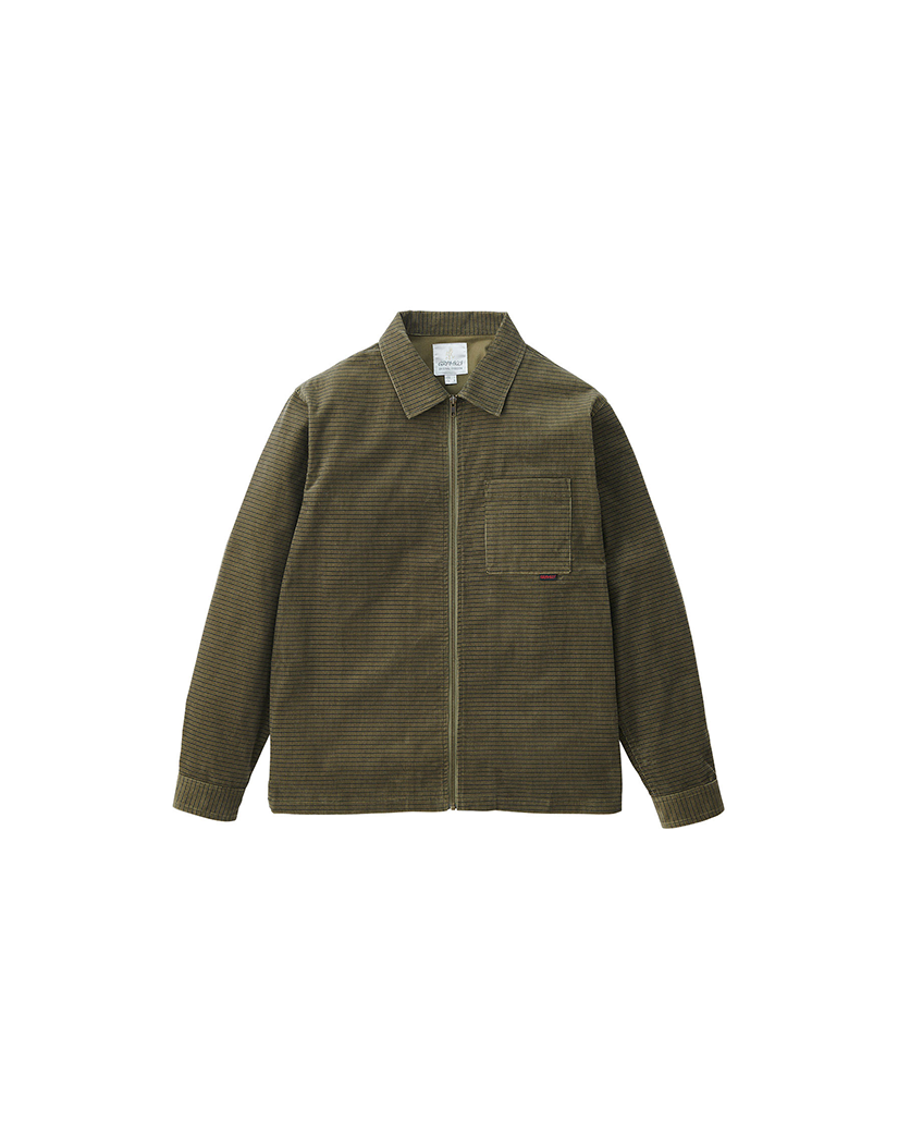 GRAMICCI GRID CORD ZIP SHIRT