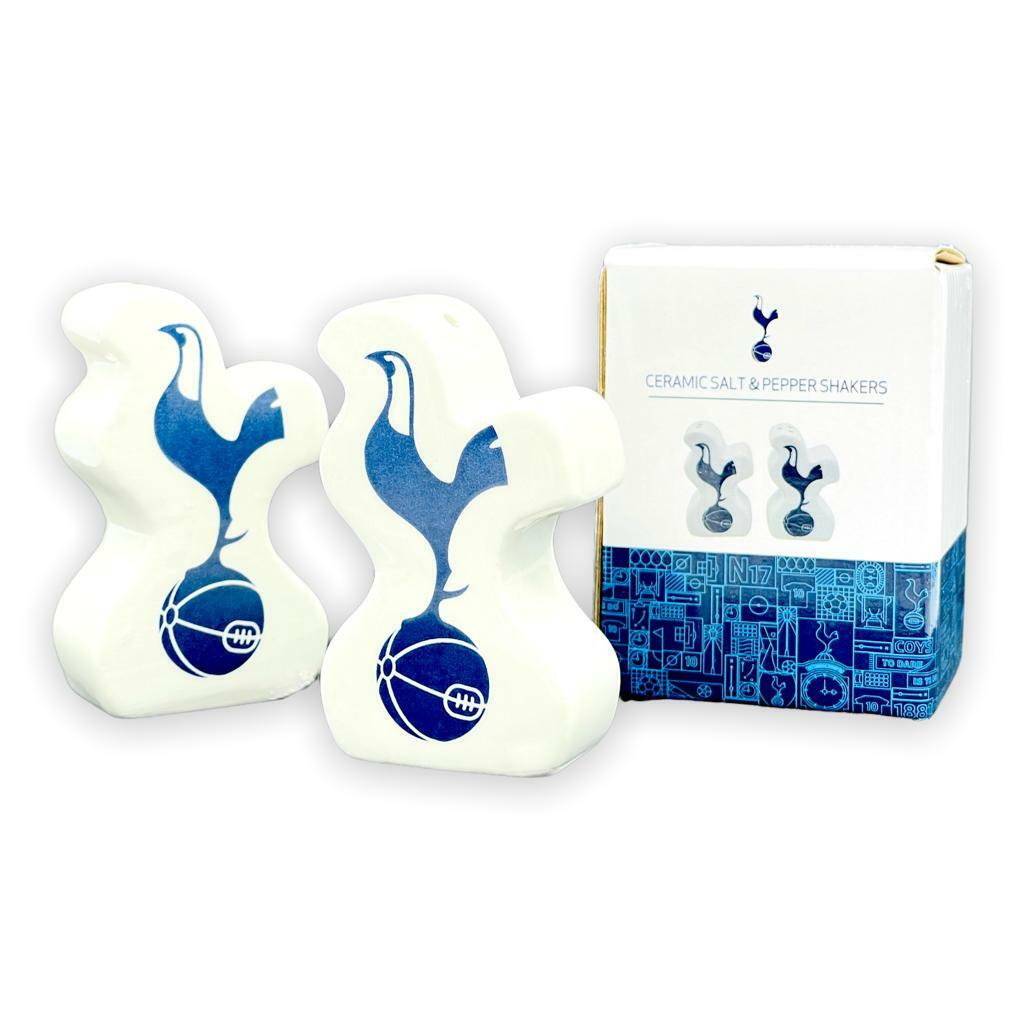 熱刺白色會徽鹽胡椒陶瓷調味樽