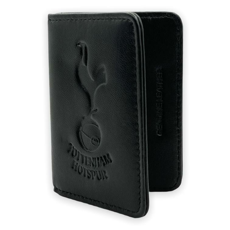 熱刺黑色會徽皮革卡片套