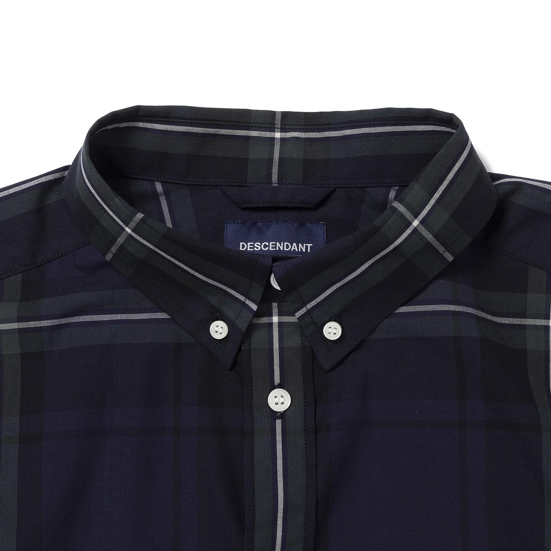 [現貨] Descendant SS22 BASIN BLACKWATCH SS SHIRT NAVY