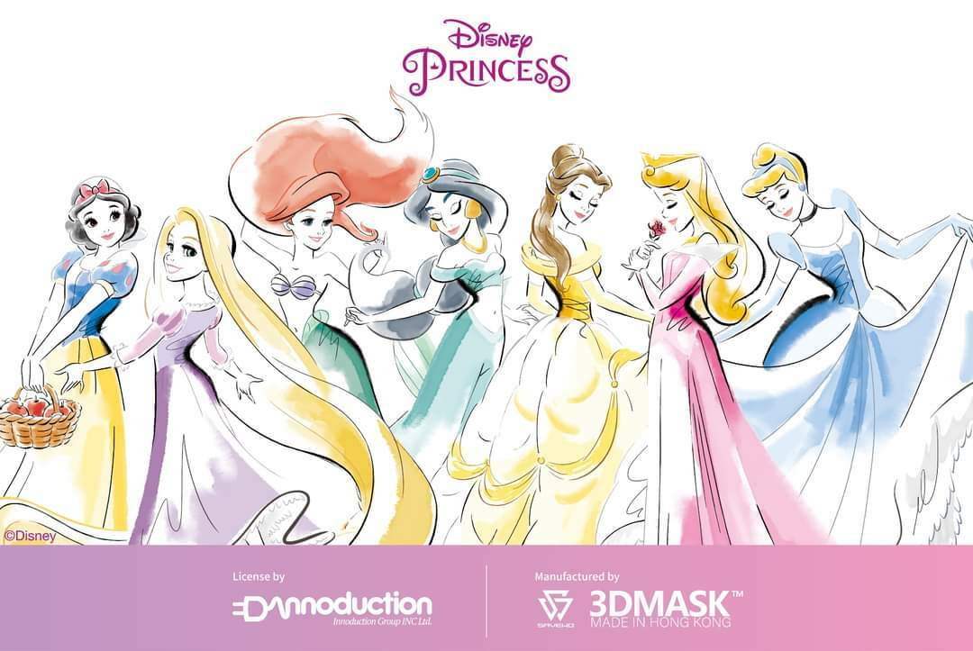 Disney Princess系列超立體口罩3DMASK