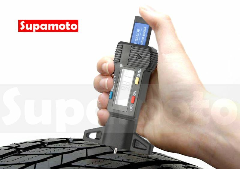 -Supamoto- 數位 胎紋 偵測器 檢測器 深度 檢測 測量 輪胎 胎紋尺 機車 汽車 胎紋規