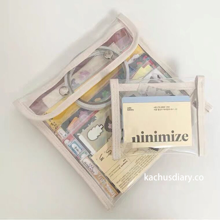 transparent storage bag