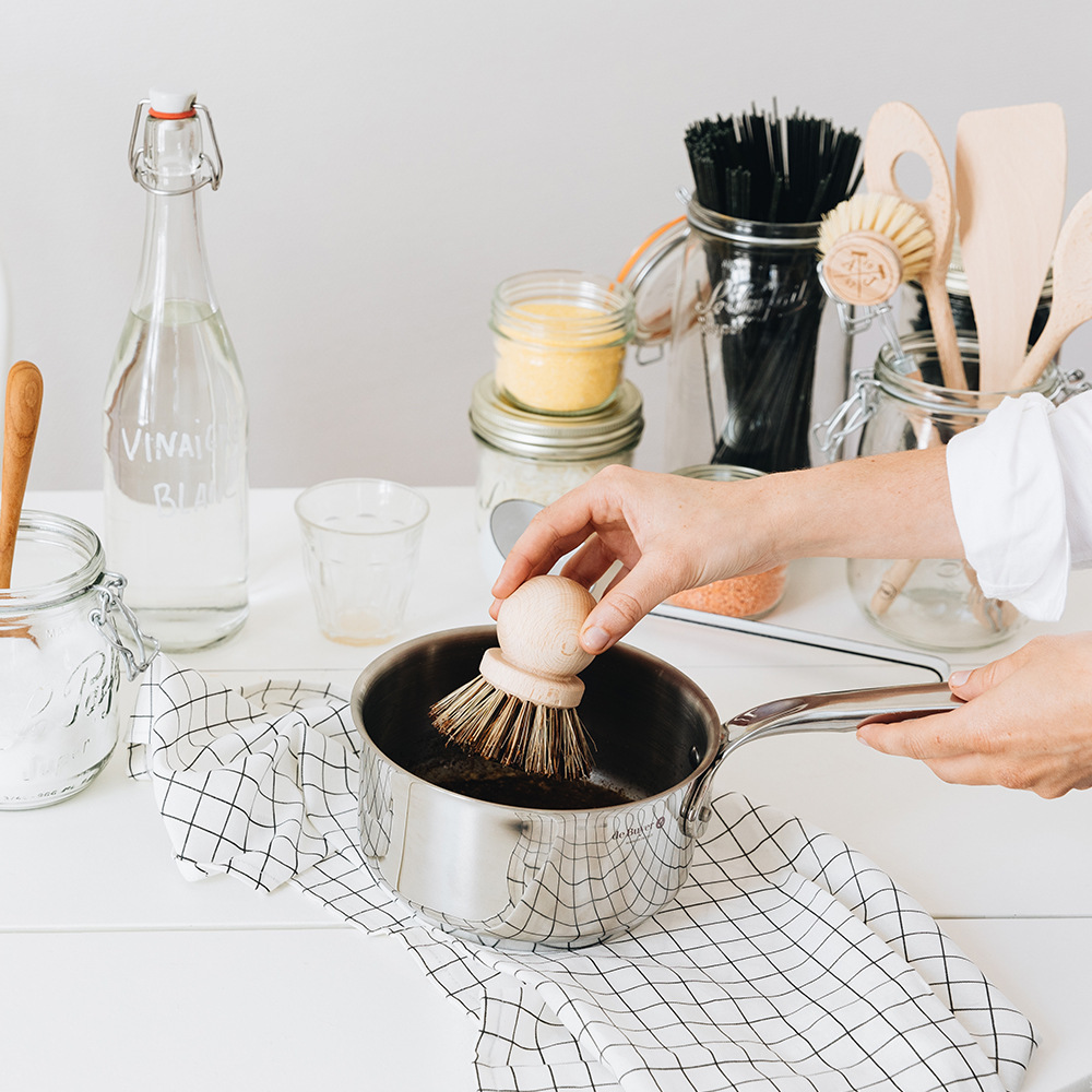 Andrée Jardin l 櫸木柄鍋盤刷 - 植物纖維毛