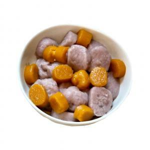 台灣雙色九份花心包餡芋圓 250g