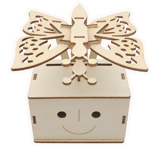 STEM拼裝電動蝴蝶飛舞材料包 J-31B