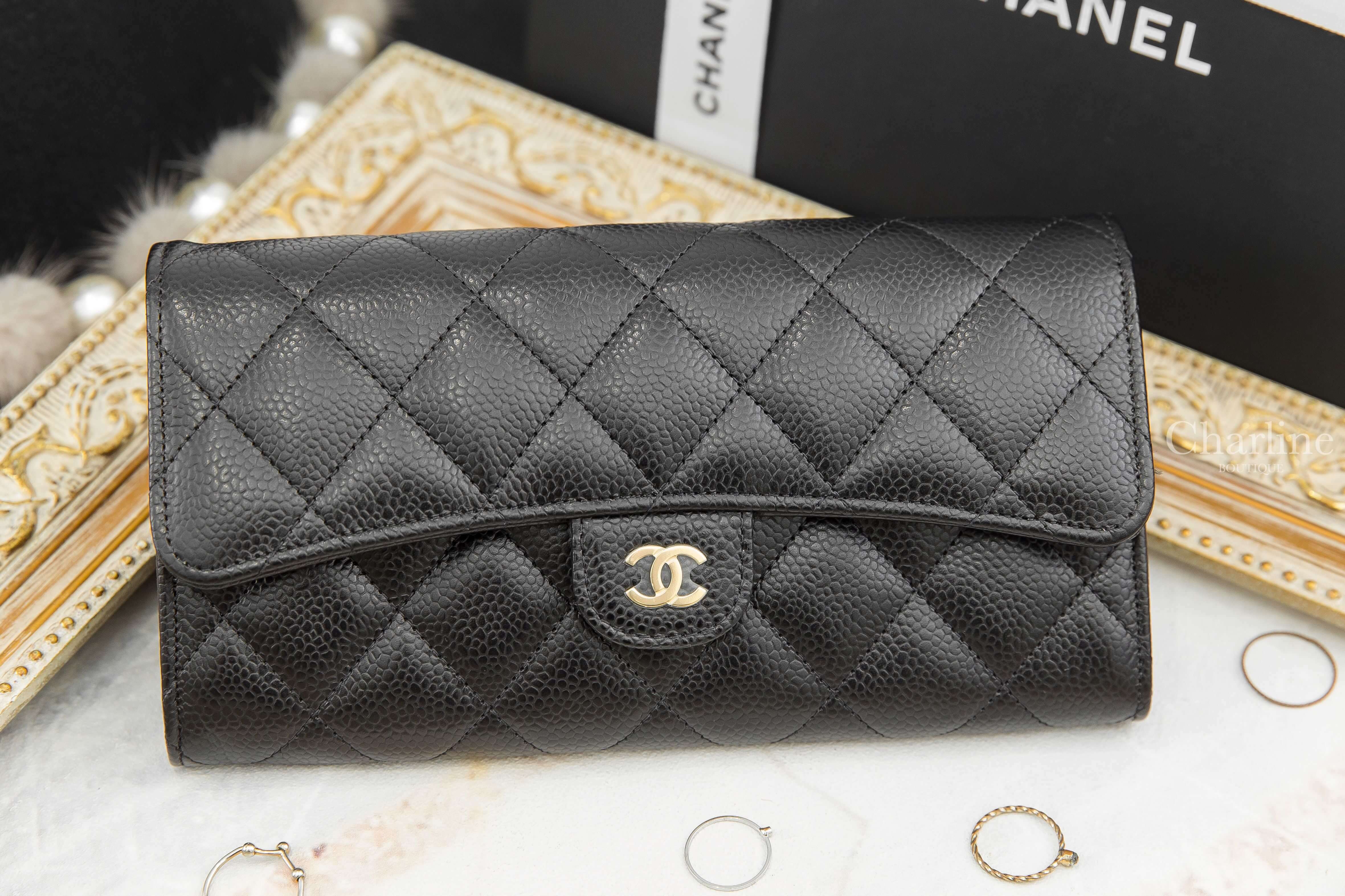 Chanel Classic Long Flap Wallet CC