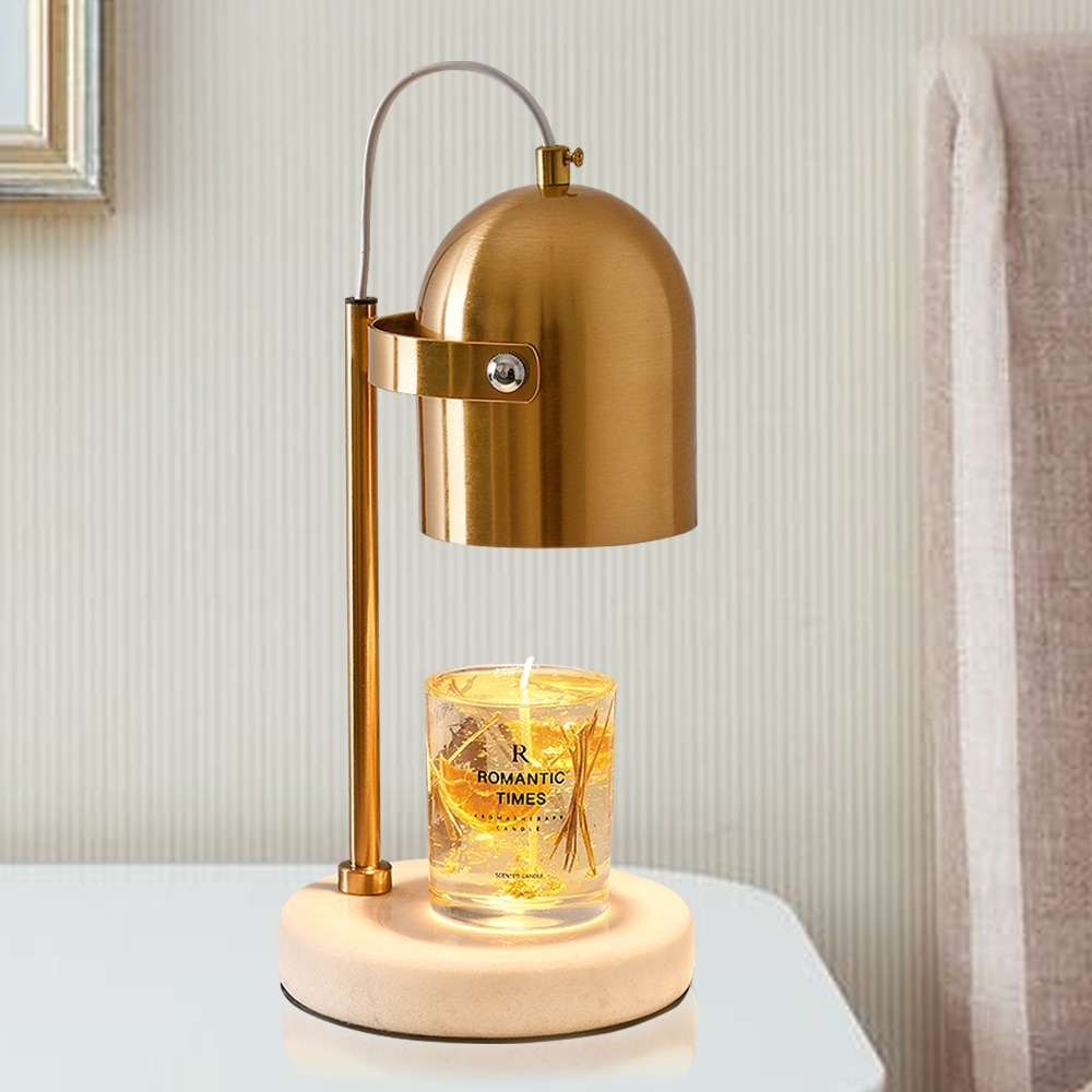 OMIA 輕奢大理石暖香融蠟燈-吊鐘款