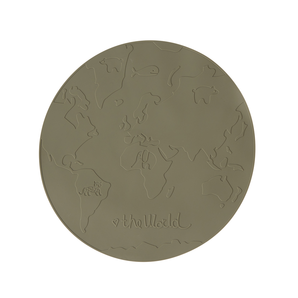 世界地圖 / 橄欖綠