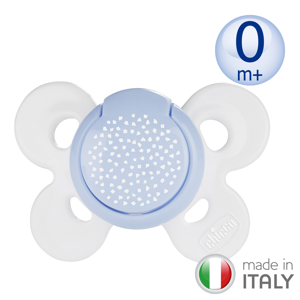 舒適哺乳-機能型矽膠安撫奶嘴1入-藍