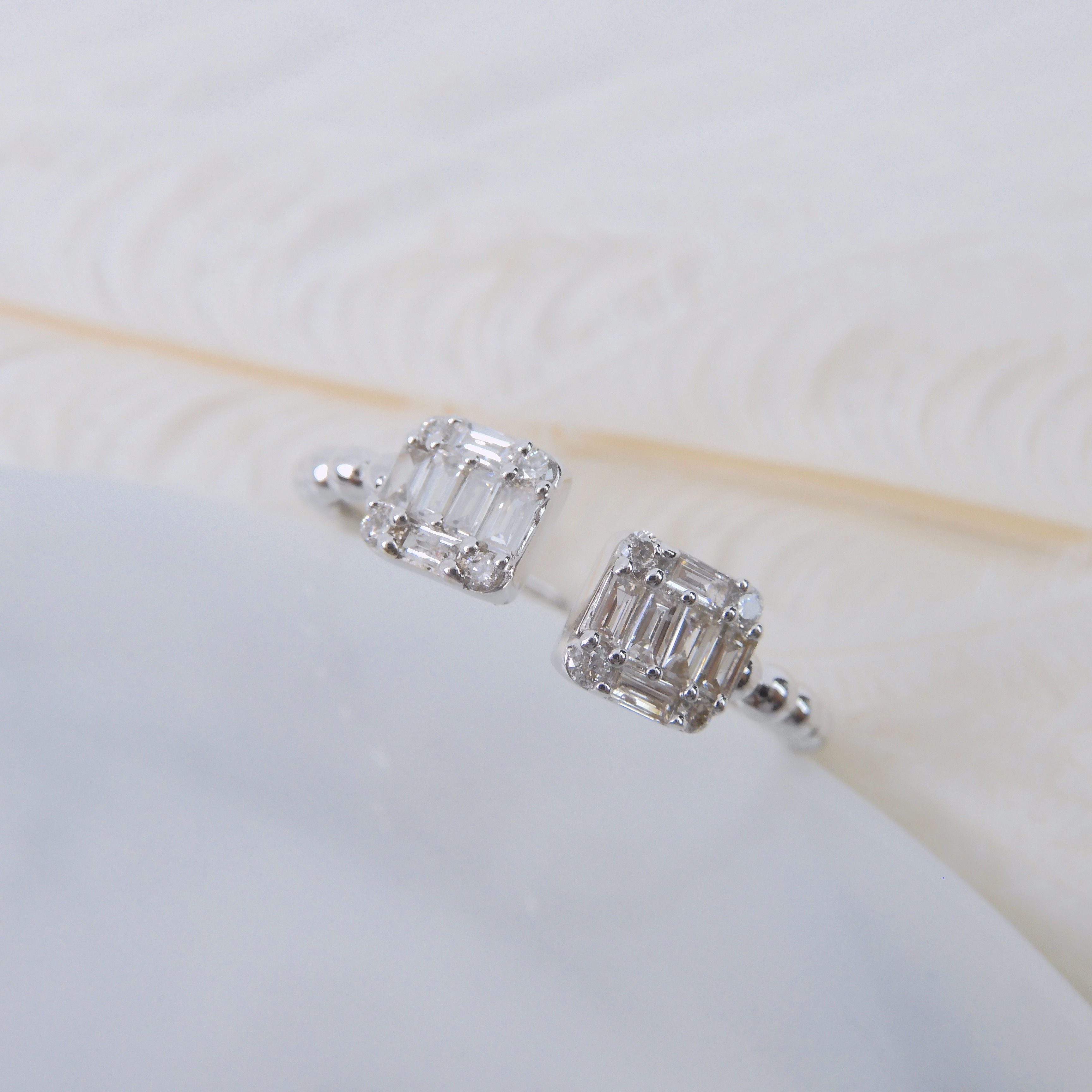 18K金 0.27ct 鑽石戒指