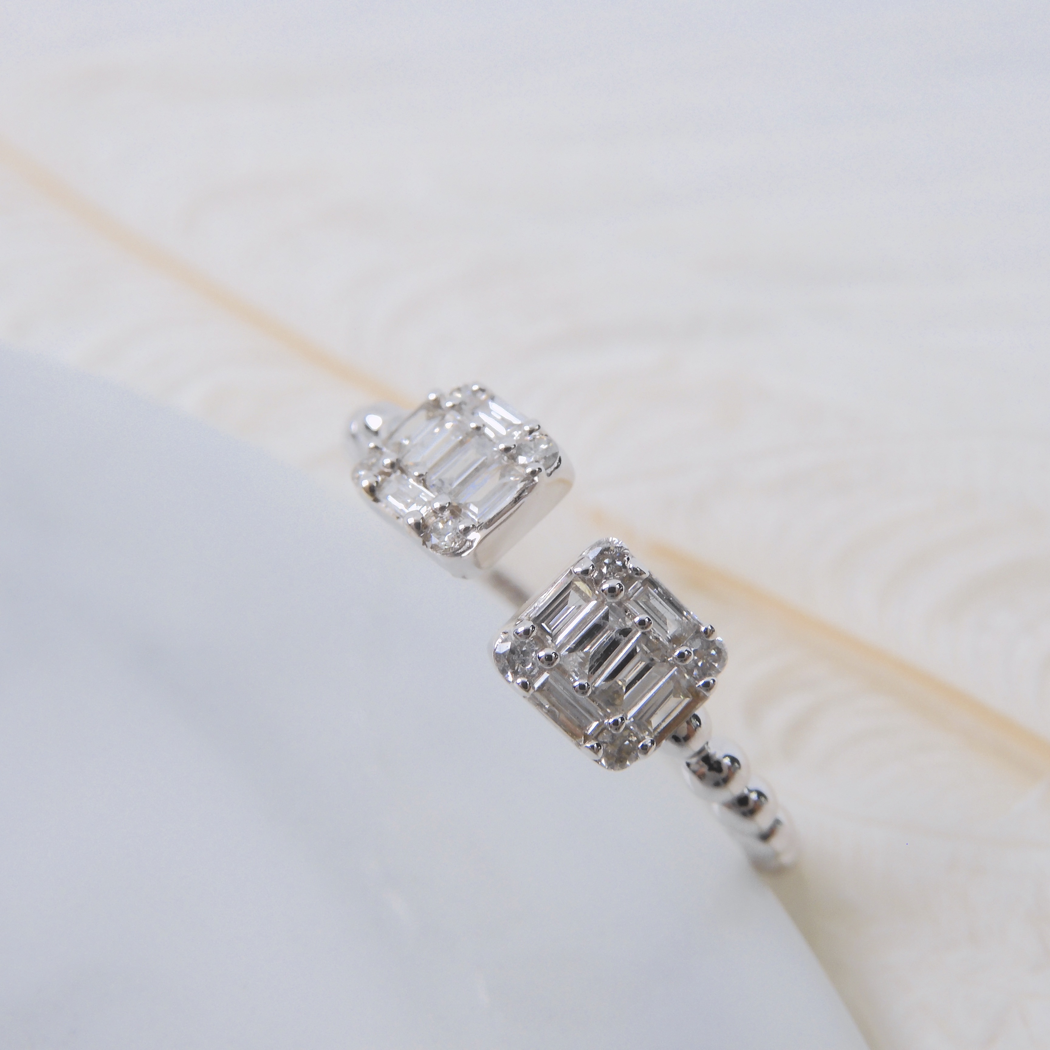 18K金 0.27ct 鑽石戒指