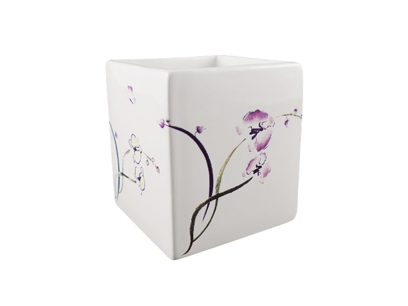 T20-蘭花蝴蝶筆筒