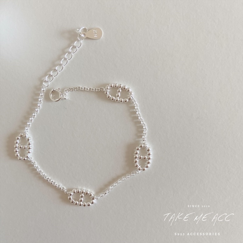 豆豆豬鼻｜Take Me 純銀手鍊