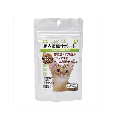 日本直送 Dr.Voice 貓用保健小食-腸胃配方 20g【$125 X 3 包】【可混合其他口味】