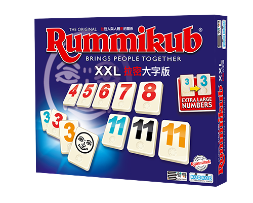 拉密大字版(新版) Rummikub XXL 繁體中文版