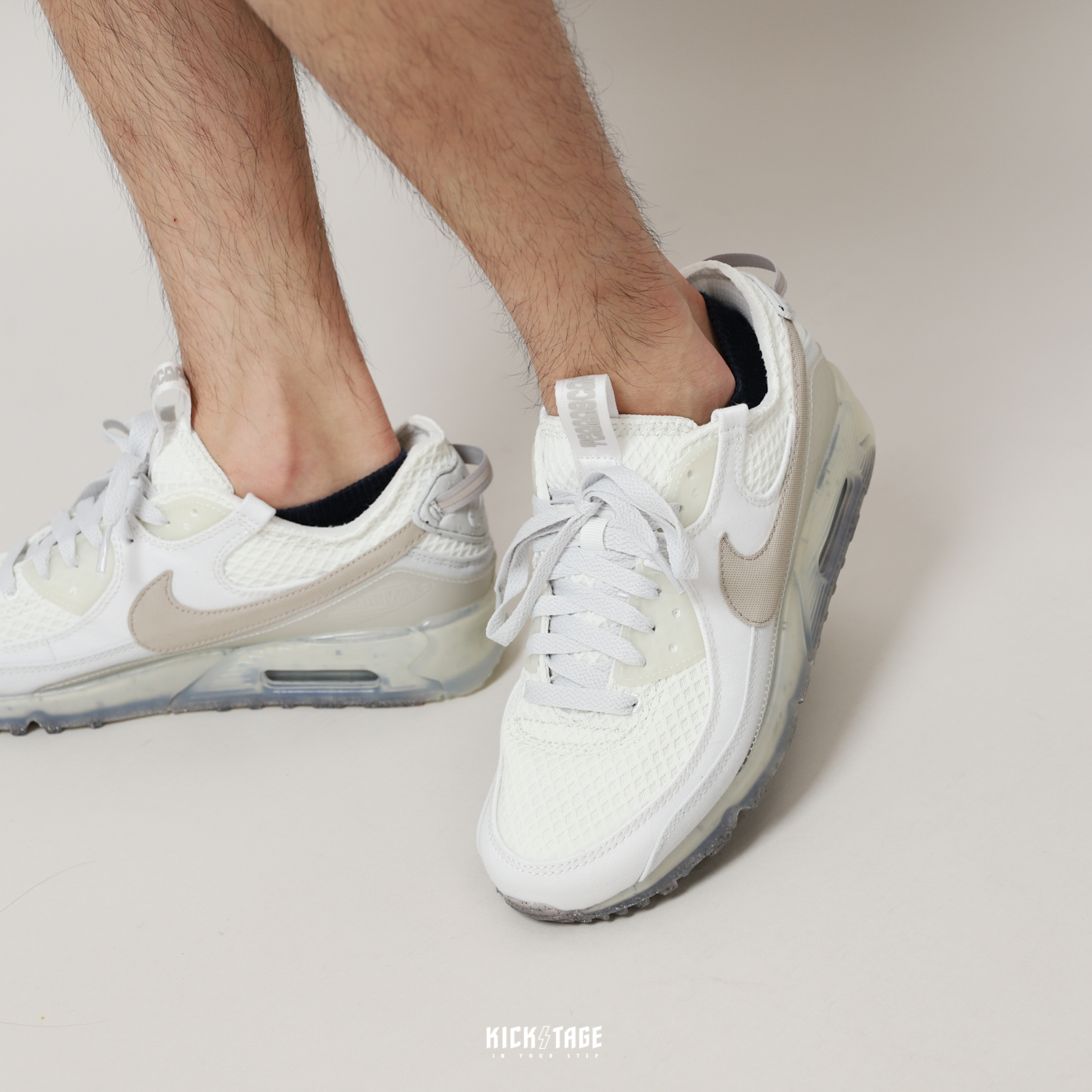 **特價商品售出不退換**男鞋 NIKE AIR MAX TERRASCAPE 90 米白色 抗撕裂 氣墊 休閒鞋 環保材質【DM0033-100】25SALE