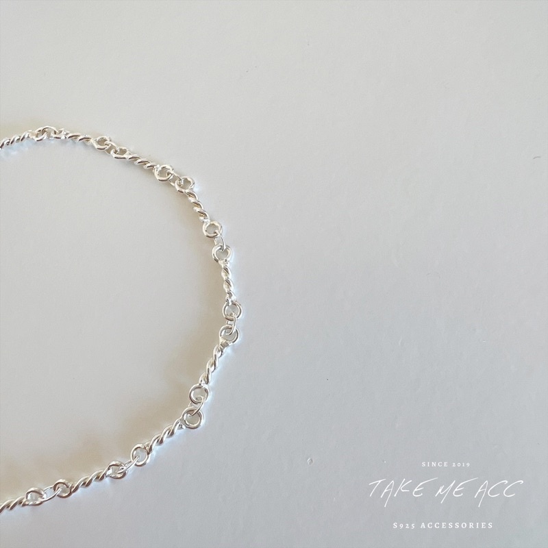 可以天天戴不用脱拔的日常手鍊｜純銀手鍊