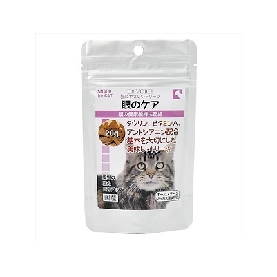 日本直送 Dr.Voice 貓用保健小食-護眼配方 20g【$125 X 3 包】【可混合其他口味】