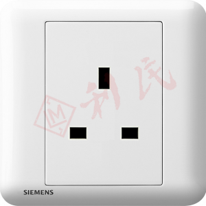 西門子 DELTA®seata 13A 單位插座(白/銀)