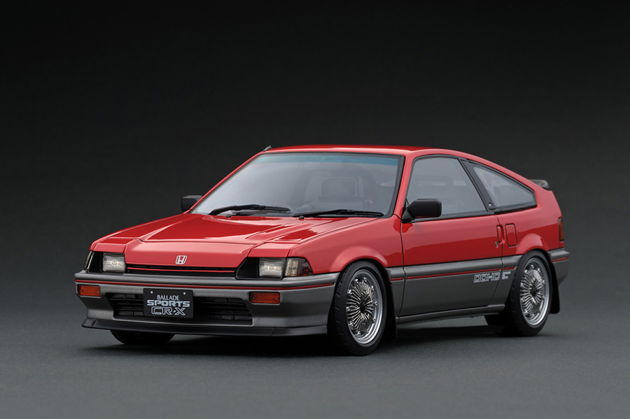1/18 IG Honda Ballade Sports CR-X Si (E-AS) Red/Silver (IG1627)