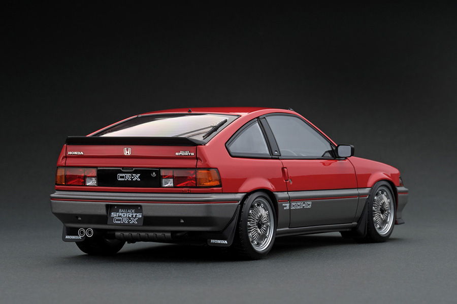 1/18 IG Honda Ballade Sports CR-X Si (E-AS) Red/Silver (IG1627)