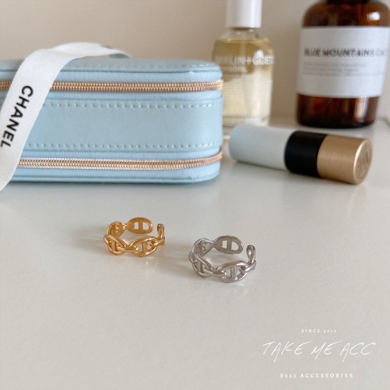 豬鼻戒｜純銀戒指