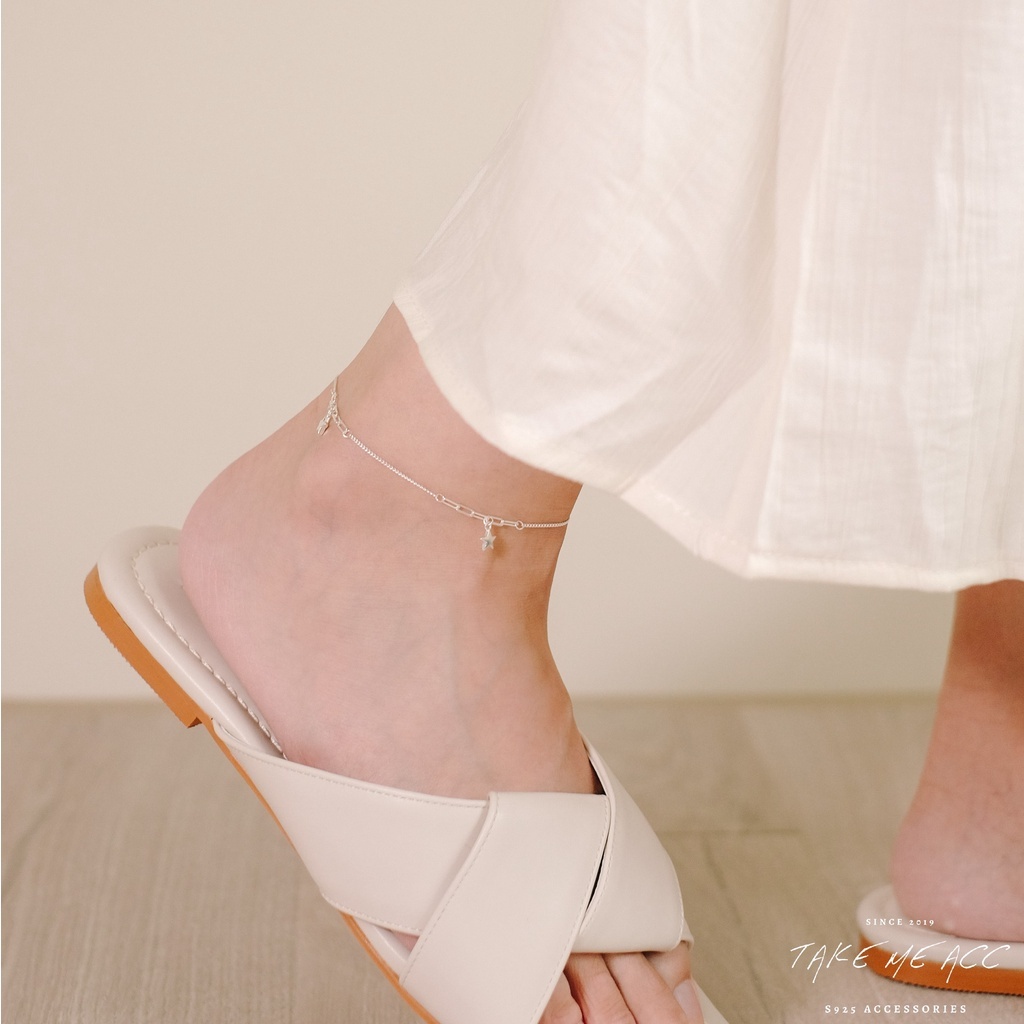 夏日必備腳鍊｜純銀腳鍊