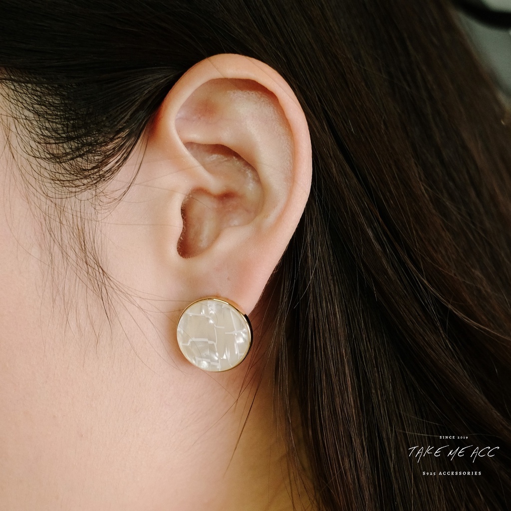 暈染迷戀｜純銀耳環