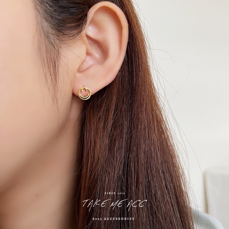 微笑療癒系列｜全純銀耳環