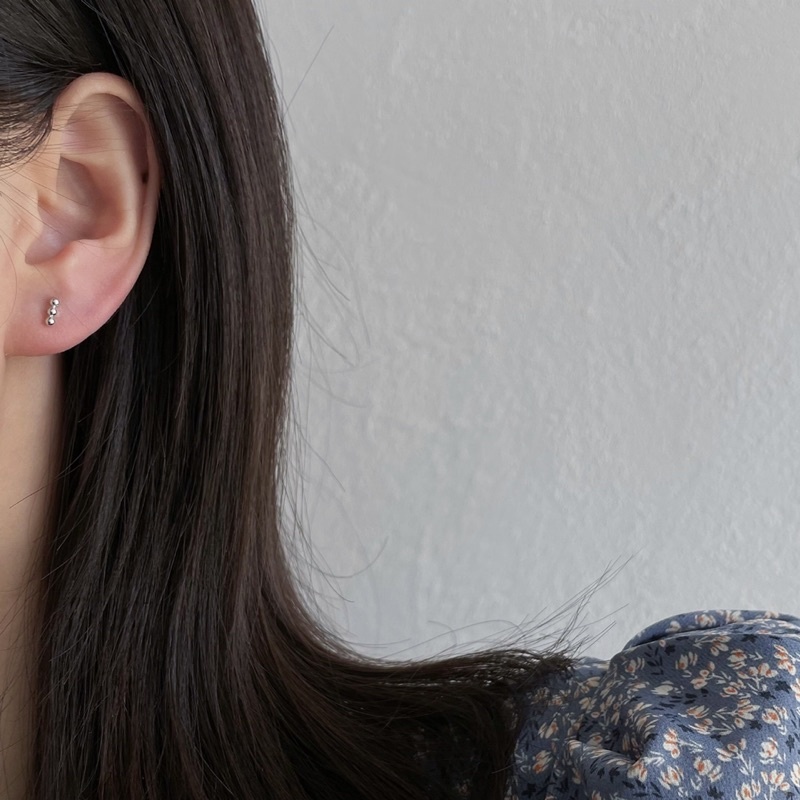 適合養耳的螺旋純銀耳環｜全純銀耳環