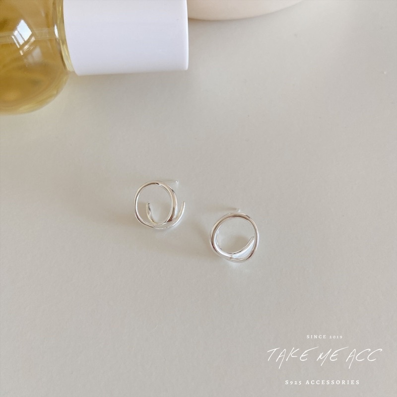 簡單卻又不簡單的設計款｜全純銀耳環