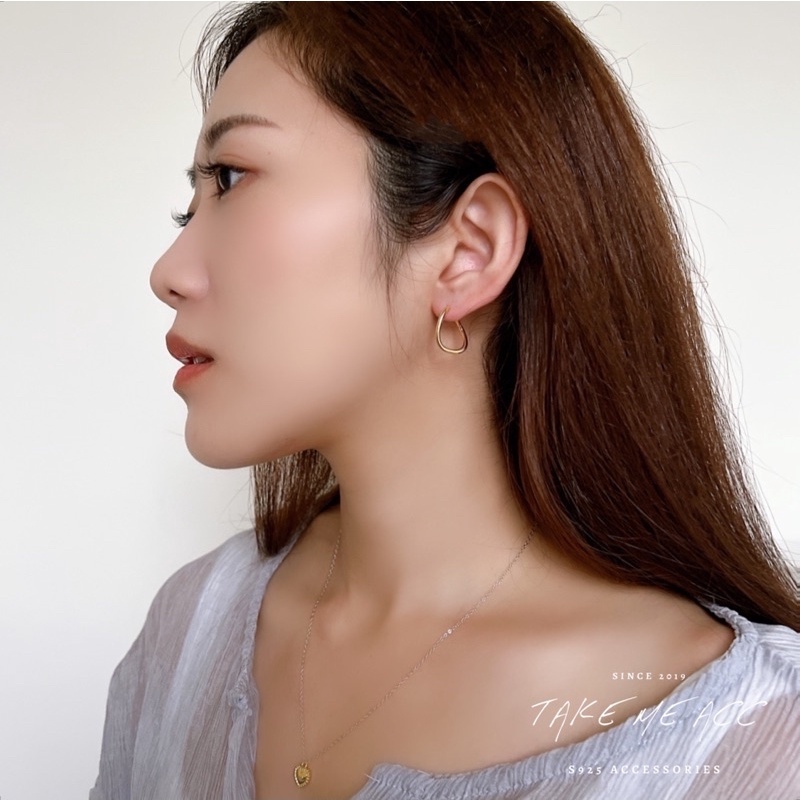買不膩的設計款圈圈｜全純銀耳環