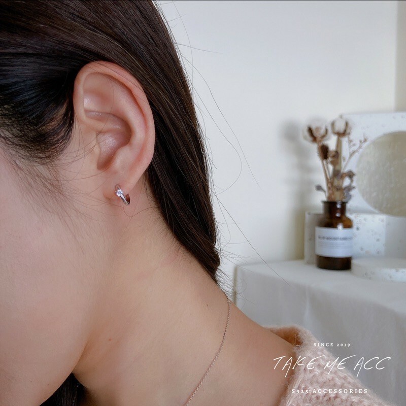 最簡單的點綴｜純銀耳環