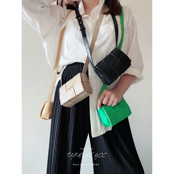 (現貨出清)迷你牛皮編織口紅小廢包 ｜ Take Me 闆娘嚴選