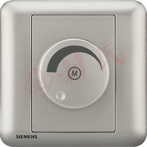 西門子 DELTA®seata 風扇轉速開關器 (白/銀)