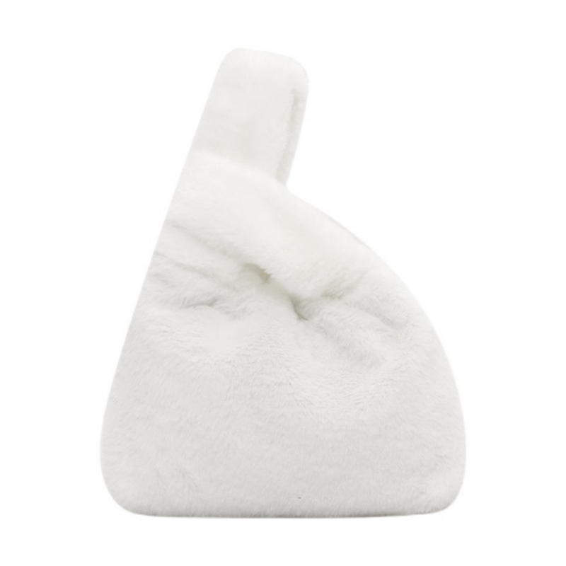 Hemera｜白絨簡約手提袋 HMR-201