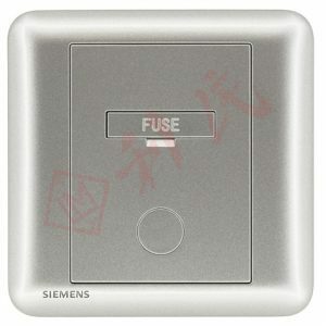 西門子 DELTA®seata 13A 保險菲士接線蘇 (白/銀)