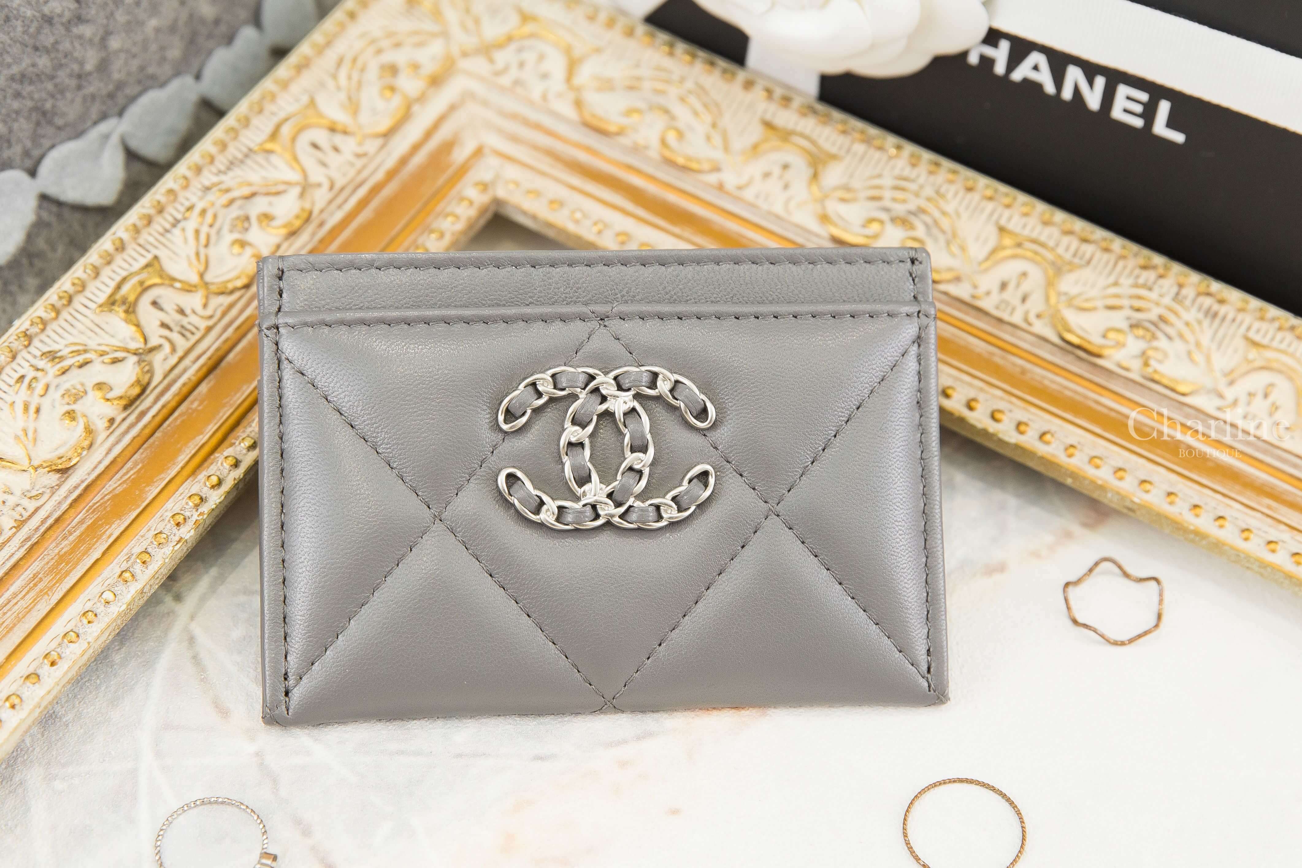 Chanel 19 Card Holder CC Charline Boutique