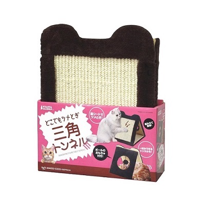 日本直送 NYANTA CLUB 三角隧道貓抓玩具