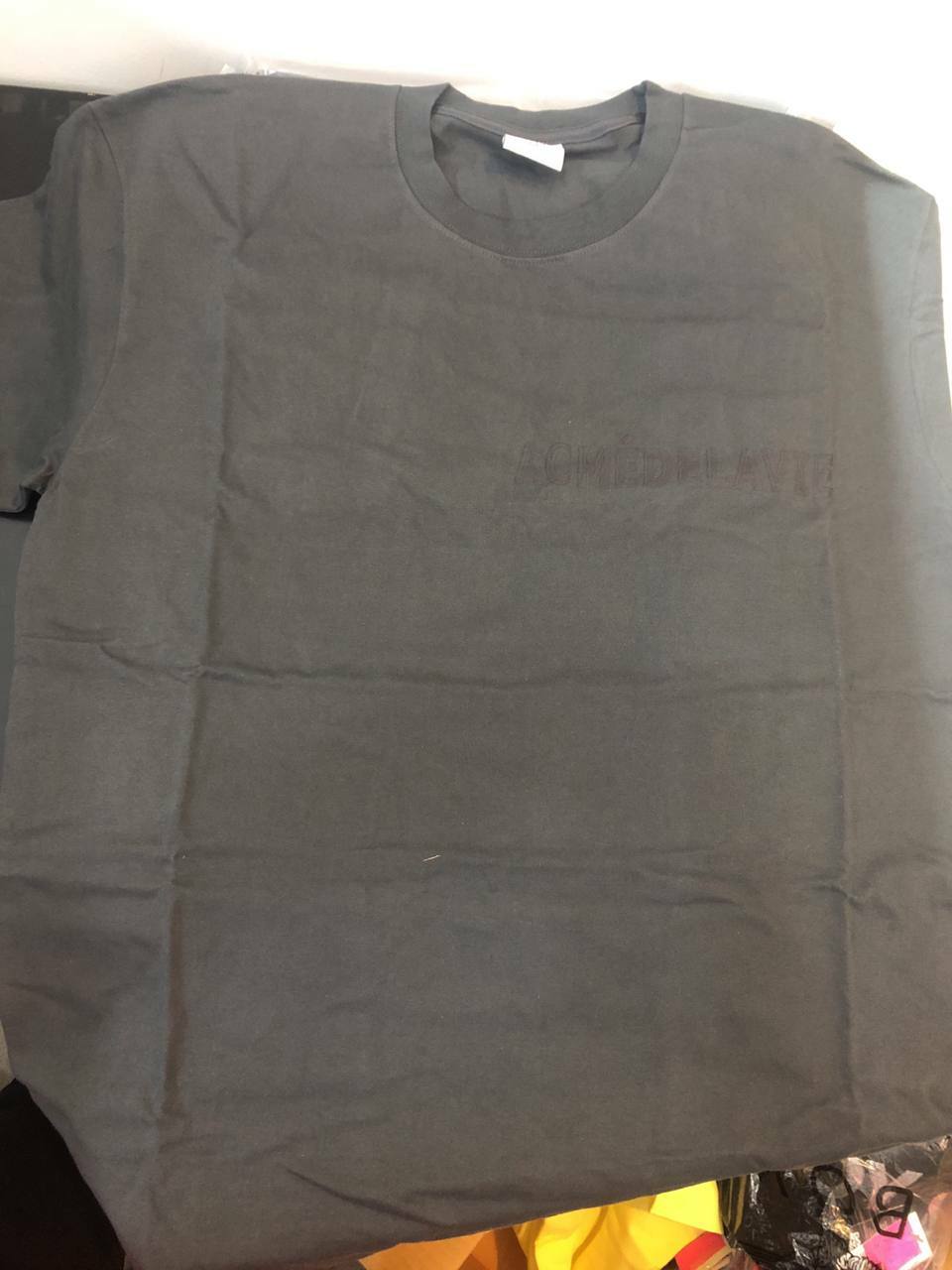 [S] ADLV LOGO PLAY SIMPLE LOGO SHORT SLEEVE T-SHIRT,DARK GREY, ADLV21FW-SSL3PS-DARK GREY (SAV69)