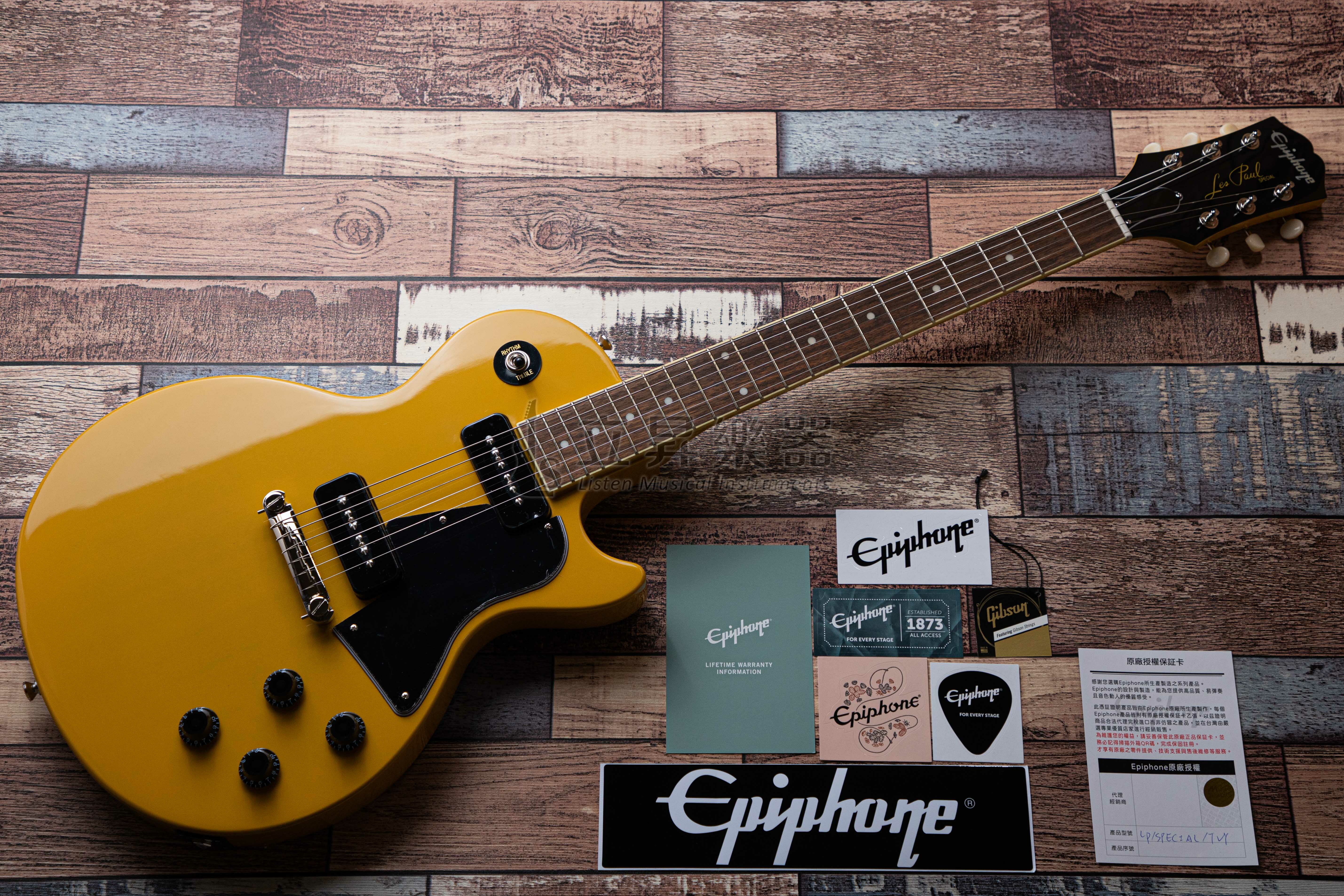 Epiphone Les Paul Special TV Yellow 黃色P-90 PRO™ 拾音器電吉 Epiphone Les Paul Special TV Yellow 黃色P-90 PRO™ 拾音器電吉