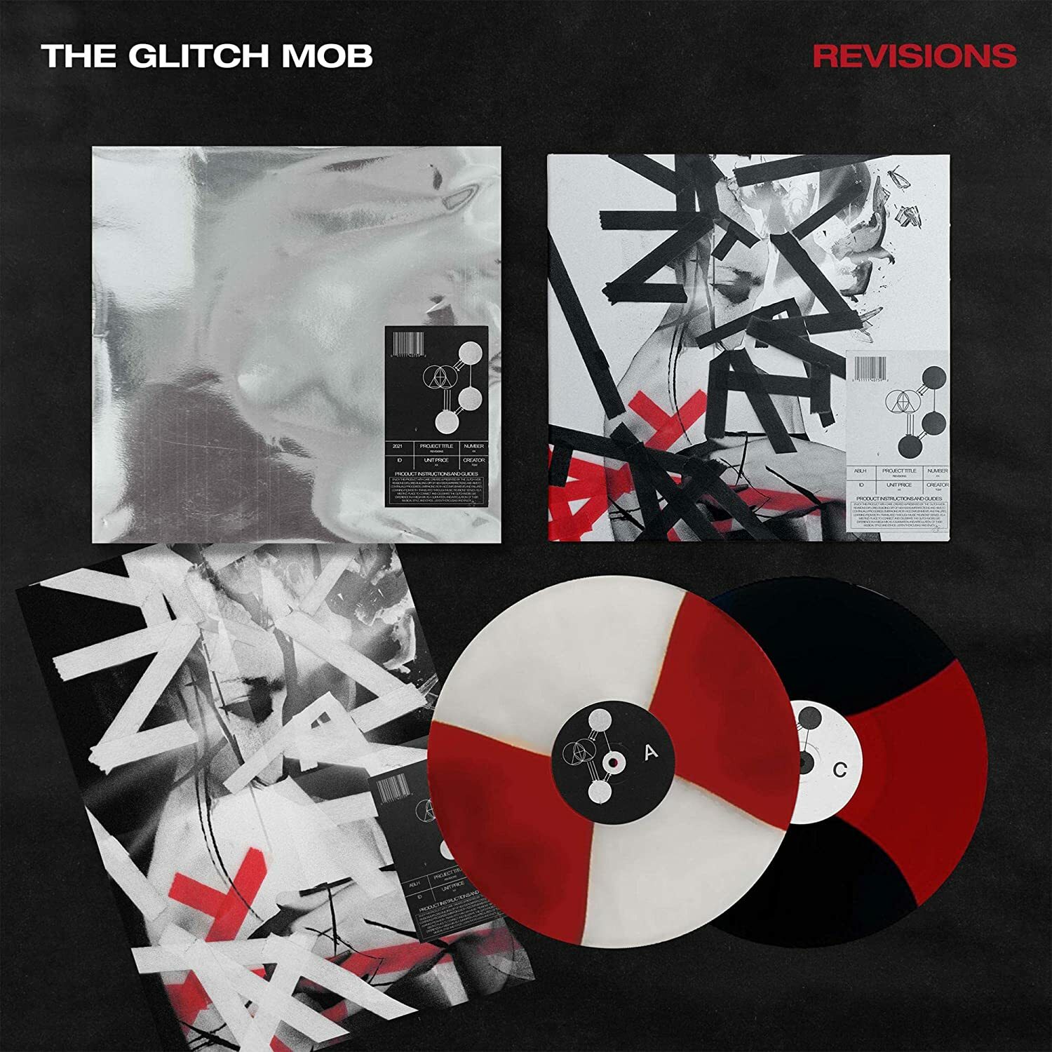 The Glitch Mob《Revisions (Limited Edition)》（極限量銀色包裝彩膠2LP）