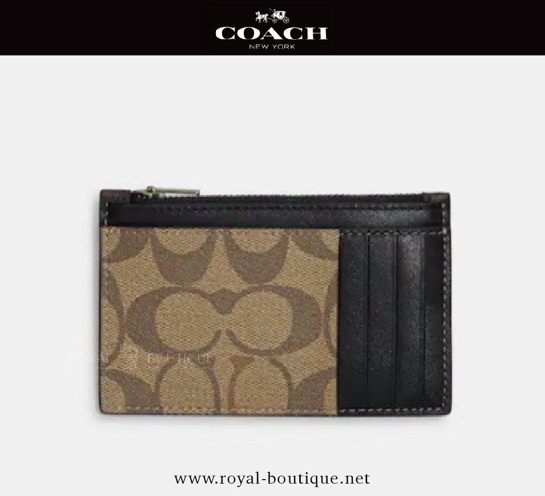 COACH 滿版老花紋名片夾