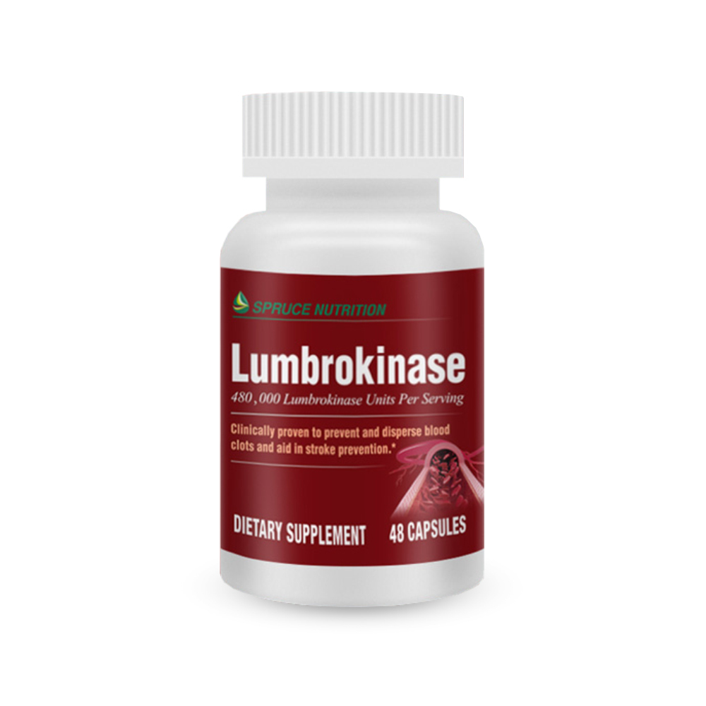 【 Spruce Nutrition 】強健血管好動力 蚓激酶｜48 粒裝（美國原裝行貨）