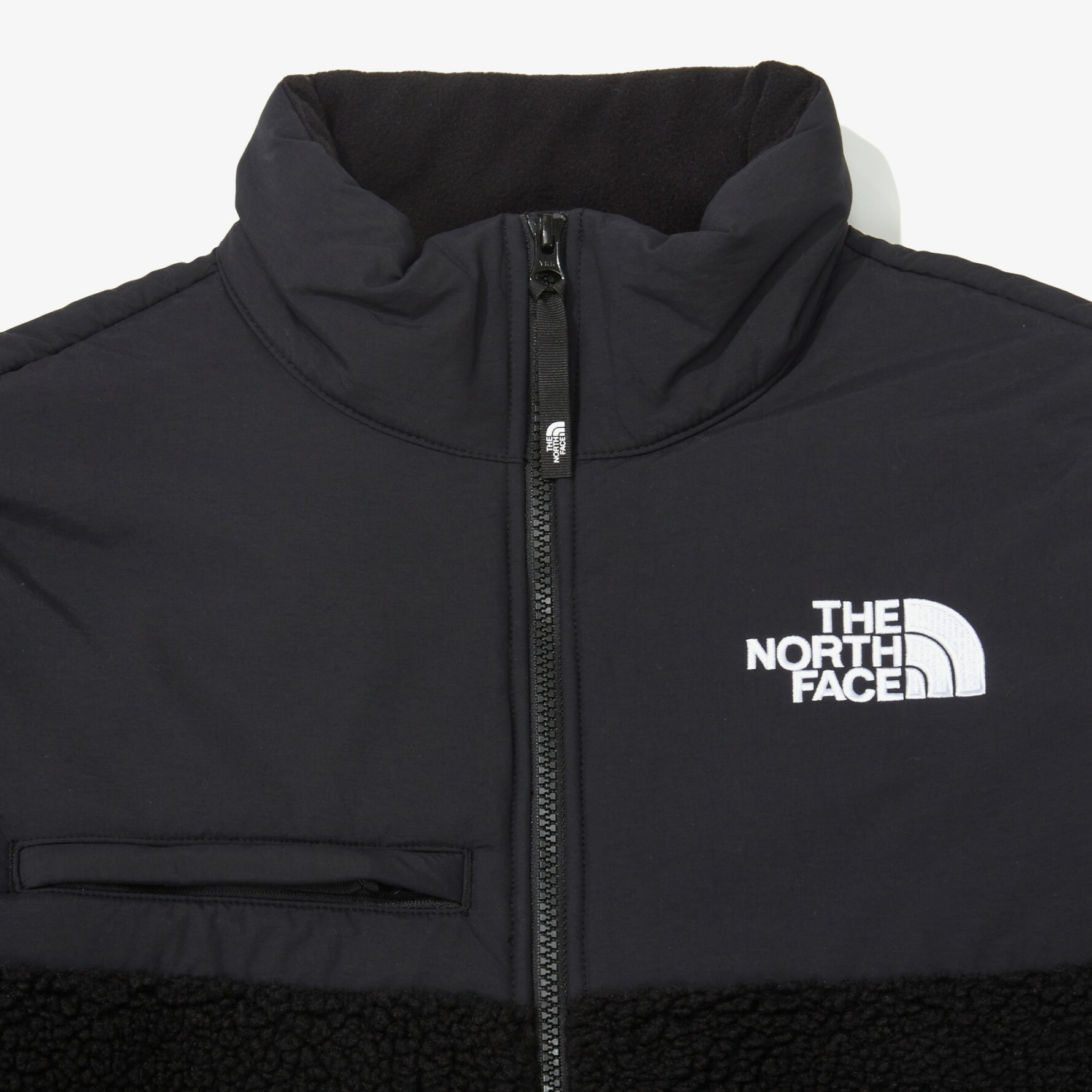 THE NORTH FACE 白標 NEW UTILITY FLEECE 羊毛 外套 黑 NJ4FN52J