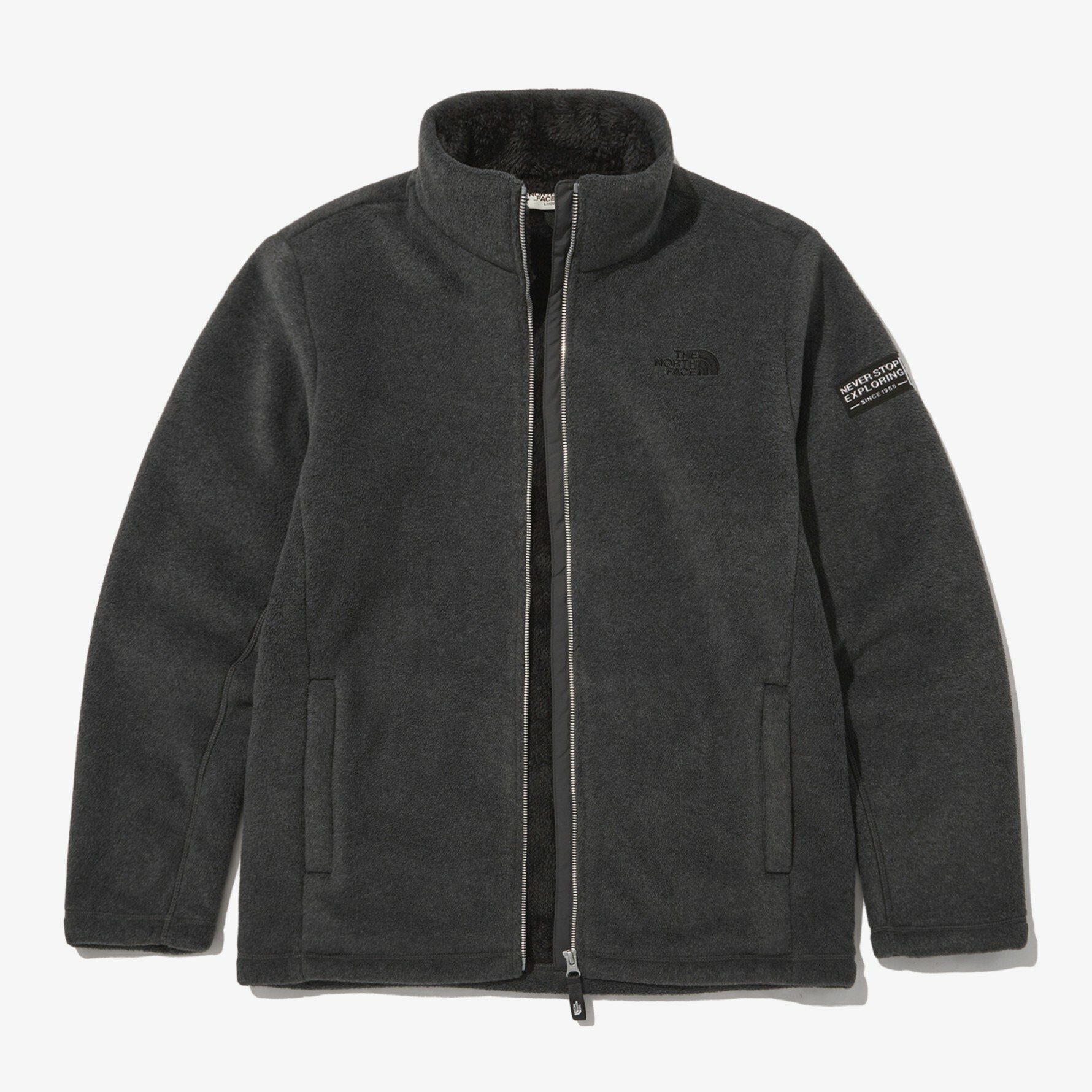 THE NORTH FACE 白標 LOYALTON ZIP UP 外套 灰 NJ4FN53K